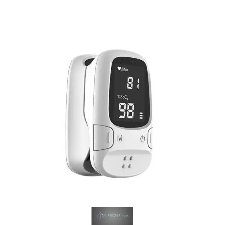 A2 Finger-Pulsoximeter mit LED-Display, Blutsauerstoff- & Herzfrequenzmessgerät für Senioren