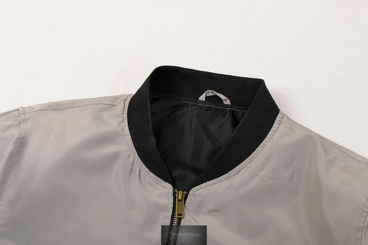Mens Bomber Jacket Slim Fit Casual Windproof Lightweight Jackets