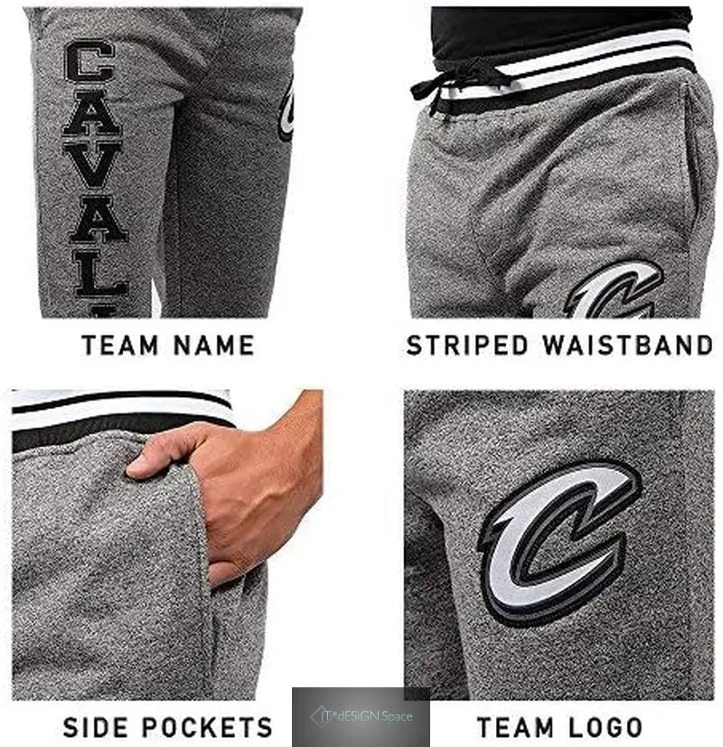 Men'S NBA Official Soft Fleece Active Jogger Sweatpants