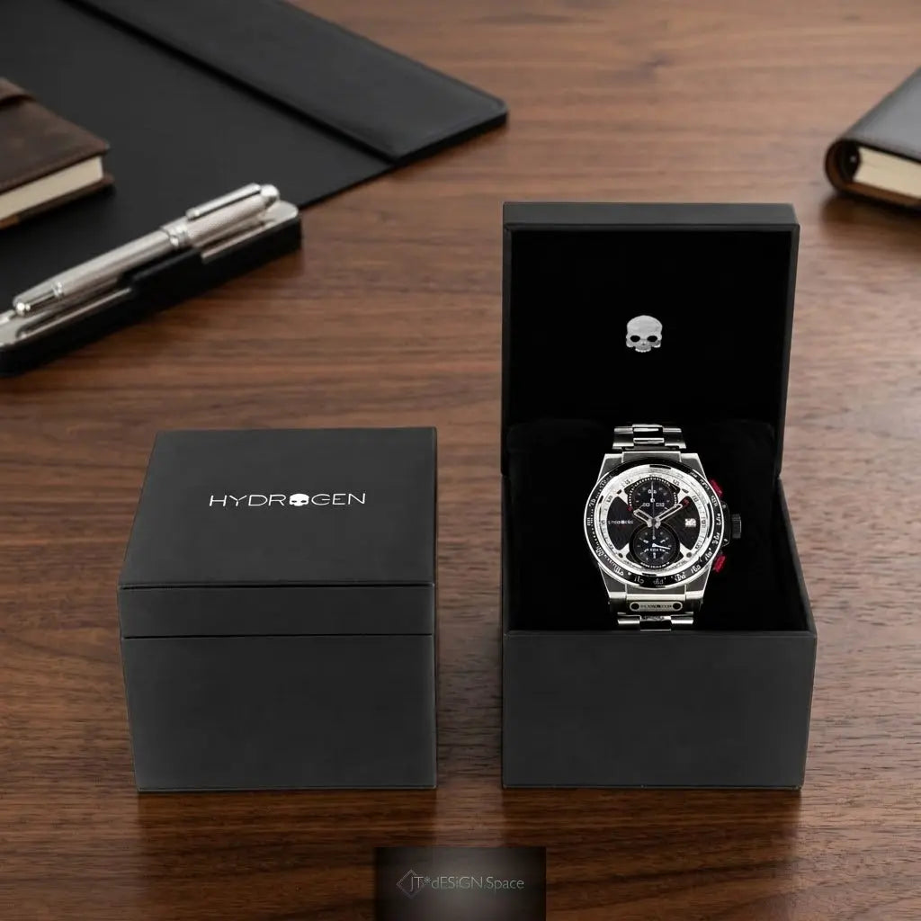 Otto Chrono Silver Bracelet Ruby Alcestis
